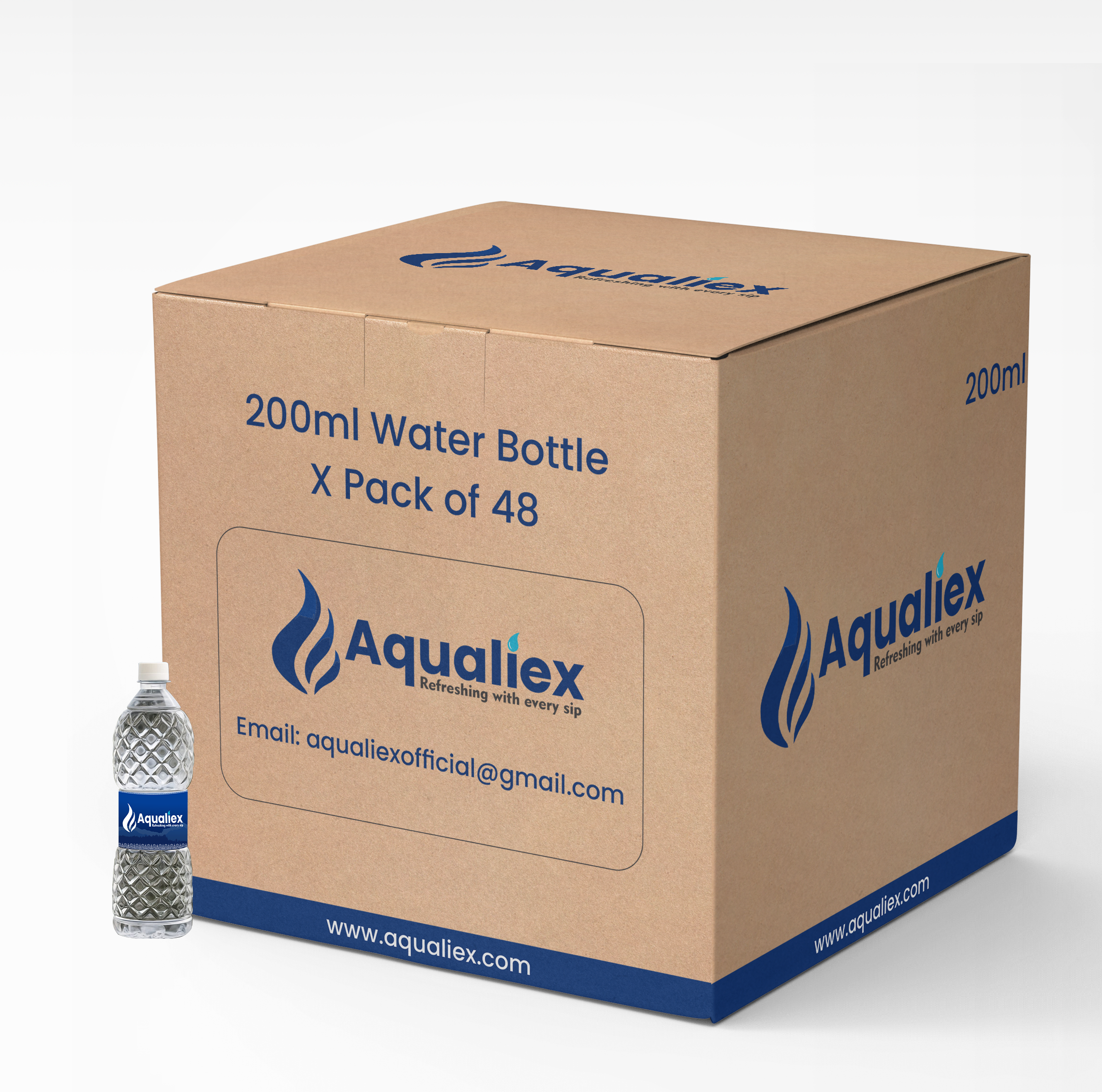 200ml Water Bottle(Pack of 48)
